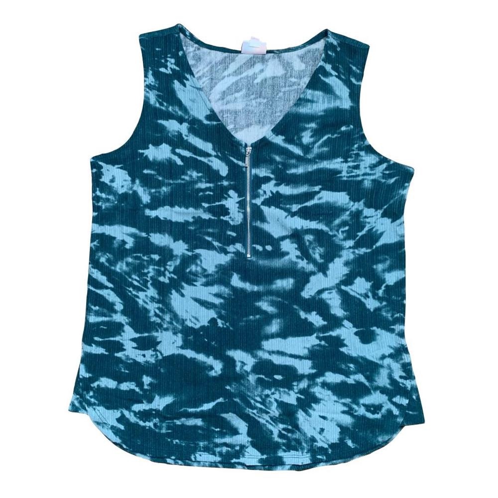 Rachael V-Neck Zipper Sleeveless Shirt NWT